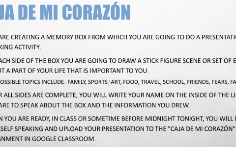 Cajas de Mi Corazón