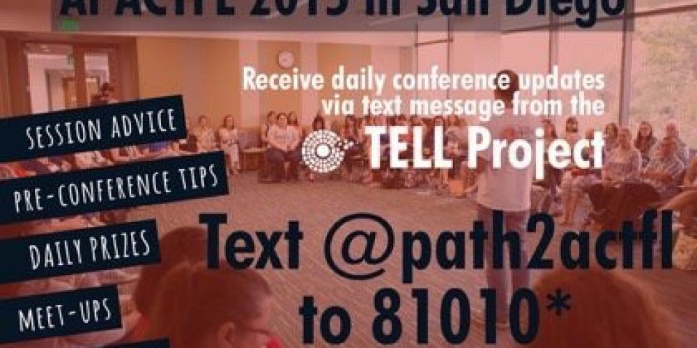 Gear up for ACTFL!